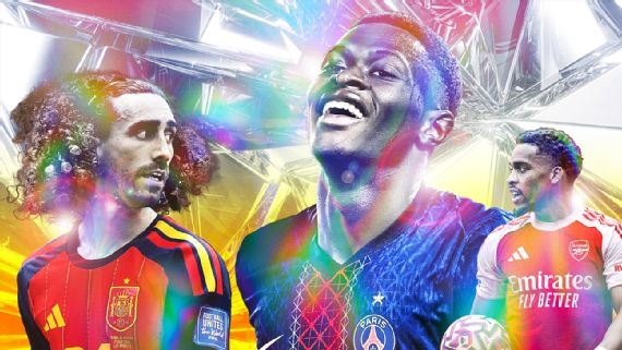 ESPN百大边卫榜：巴黎双闸包揽前二，廷伯第三