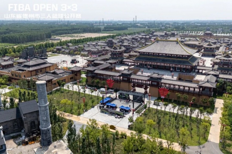 枣林光影 篮下争锋 FIBA Open3x3德州三人篮球赛在乐陵影视城落幕