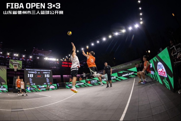 枣林光影 篮下争锋 FIBA Open3x3德州三人篮球赛在乐陵影视城落幕